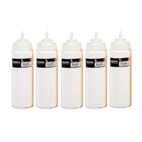 BO2121 Ketçap & Mayonez Şişe Geniş Kapaklı 950 ml Beyaz-5'Lİ SET